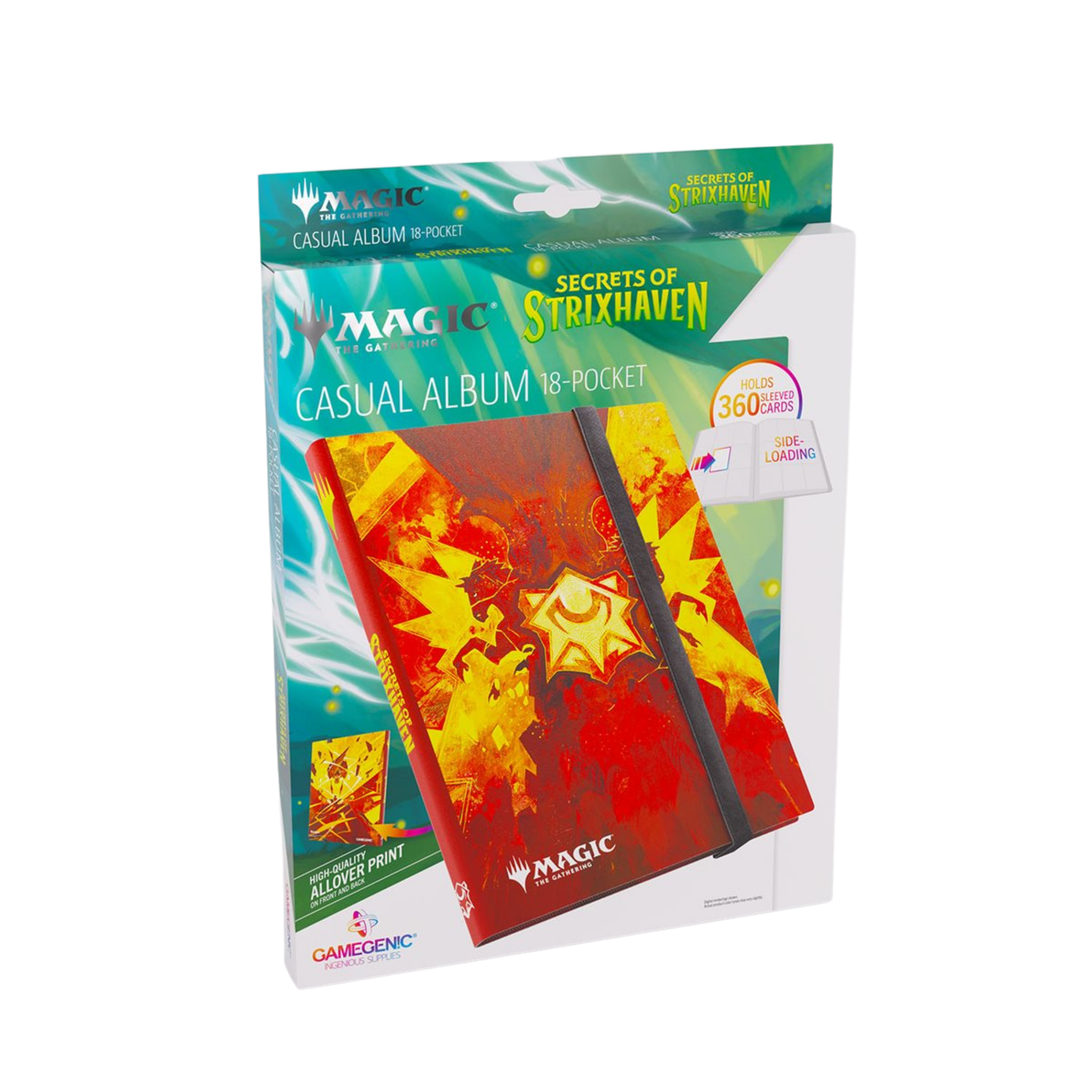 Gamegenic Secrets of Strixhaven Lorehold 18 Pocket Album Binder